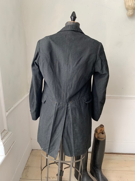 Vintage Tweed Jacket French Light Wool Coat Early… - image 4