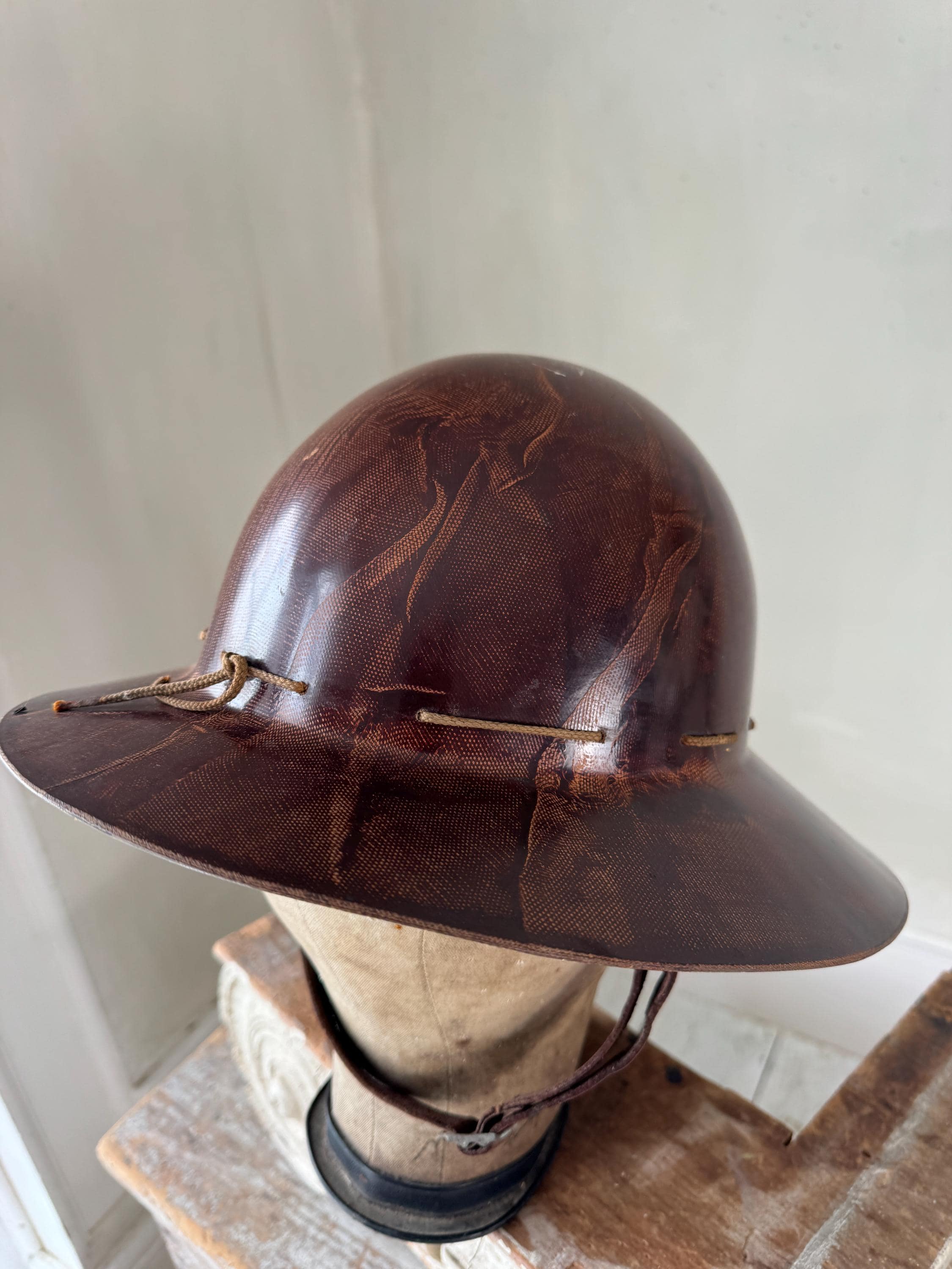 Historical Antique American Hard Hat Construction Vintage Helmet