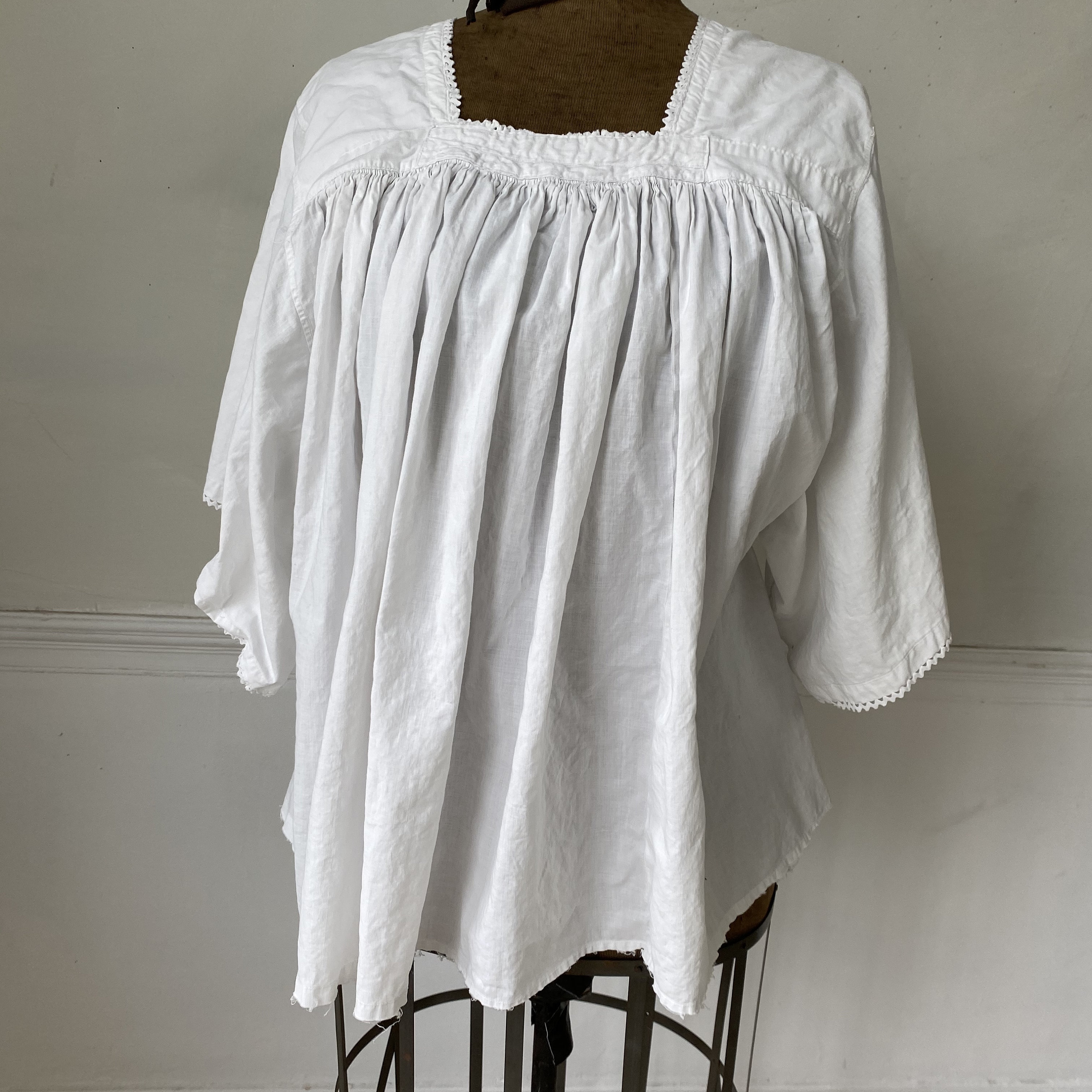 French CHOIR shirt Vintage White Blouse with lace RARE | Etsy