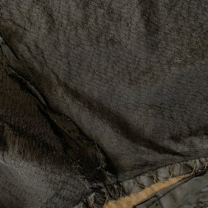 Antique Victorian Capelet French Black Silk Blend Shoulder Cape Textile ...