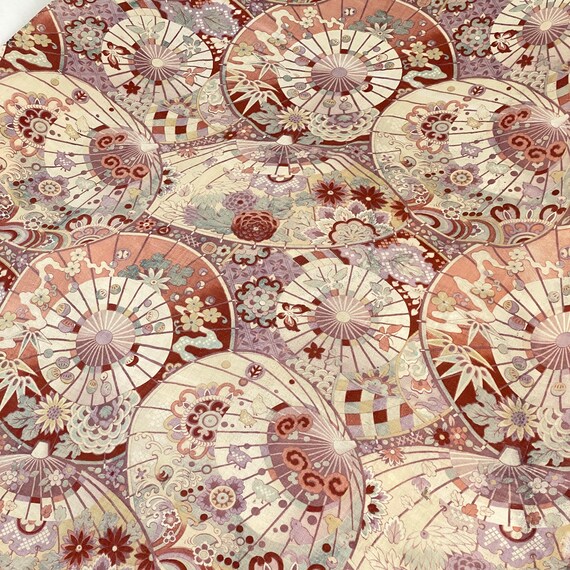 70x33 AMAZING French 1900 Japanisme Japanese Pattern ~ a
