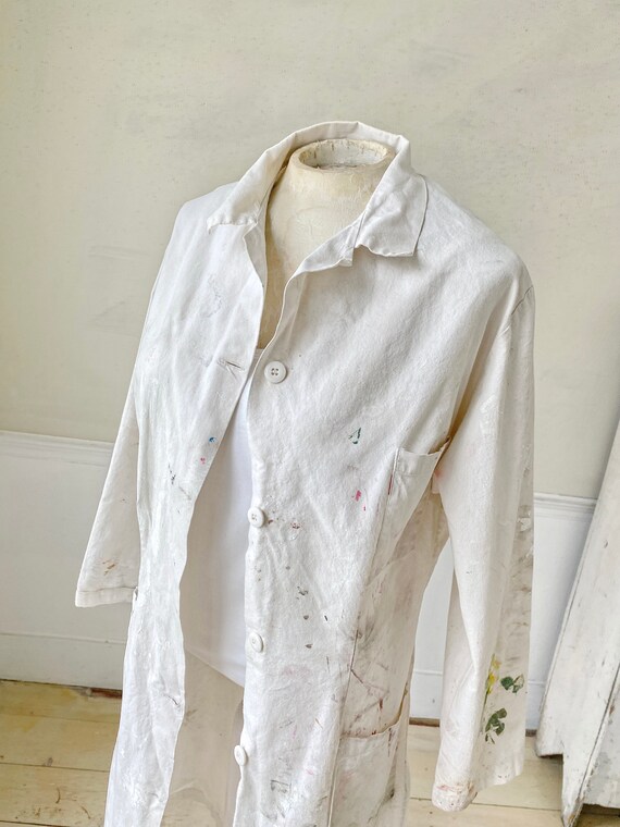 ARTIST's 34 waist French Workwear PAINTER jacket … - image 6