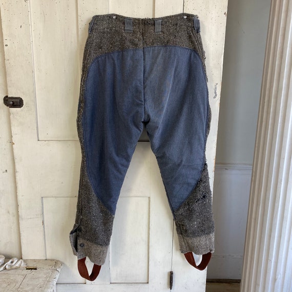 Vintage Winter pants RARE wool  cotton HEAVY Fren… - image 1