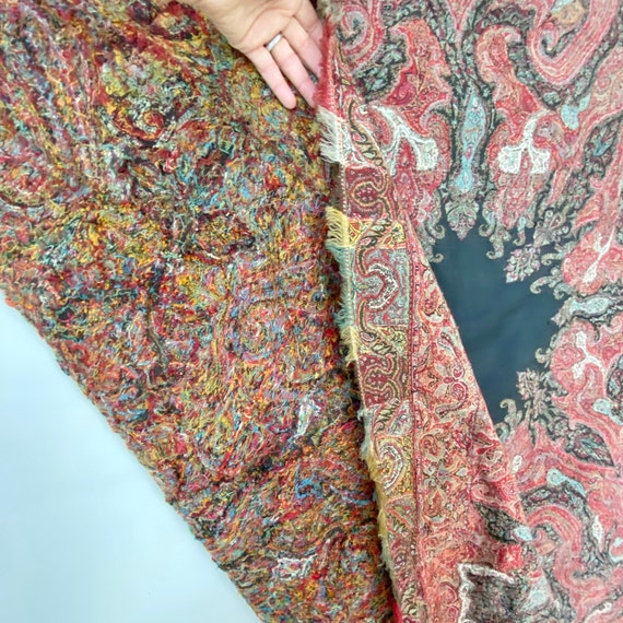 Early 19th century  Antique French paisley scarf … - image 8