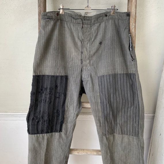 44 Waist AMAZING  REPAIRS Hipster Trousers French… - image 1