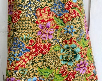 Vintage Fabric Pokok-Papaya numbered 5703  Textile  Batik look