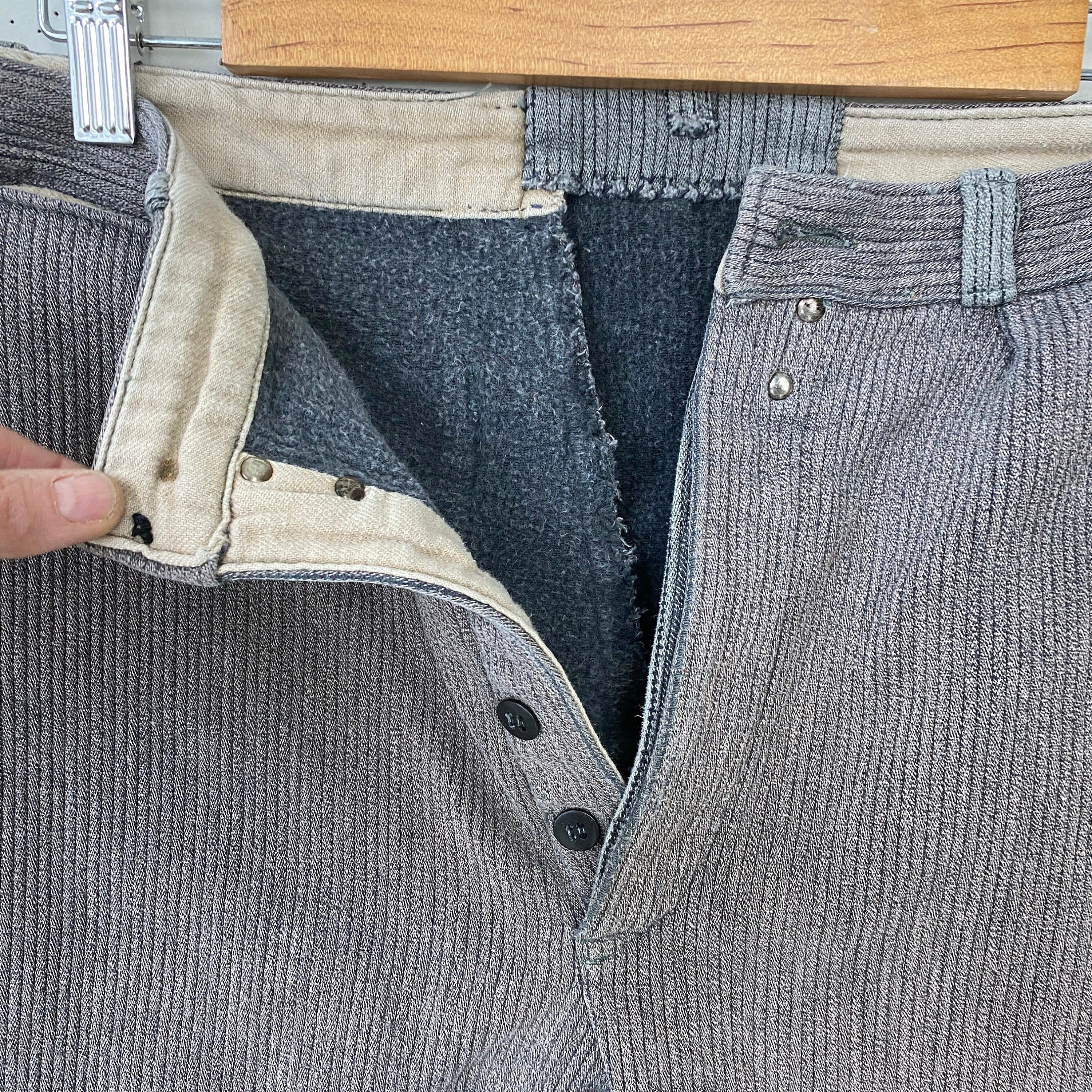 32 Inch Waist Vintage Work Pants French Workwear Trousers 32 Inch Waist Vintage Work Pants French Workwear Trousers