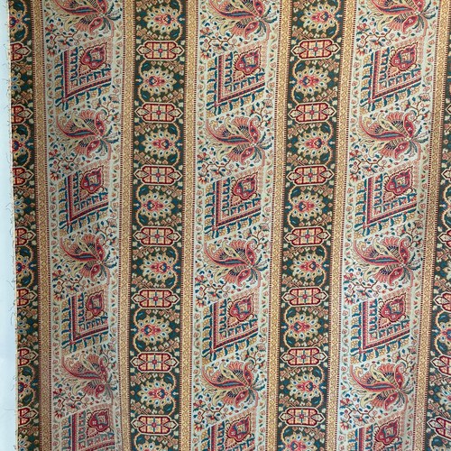 French antique Art shops Nouveau fabric with trim for projects pillows upholstery etc