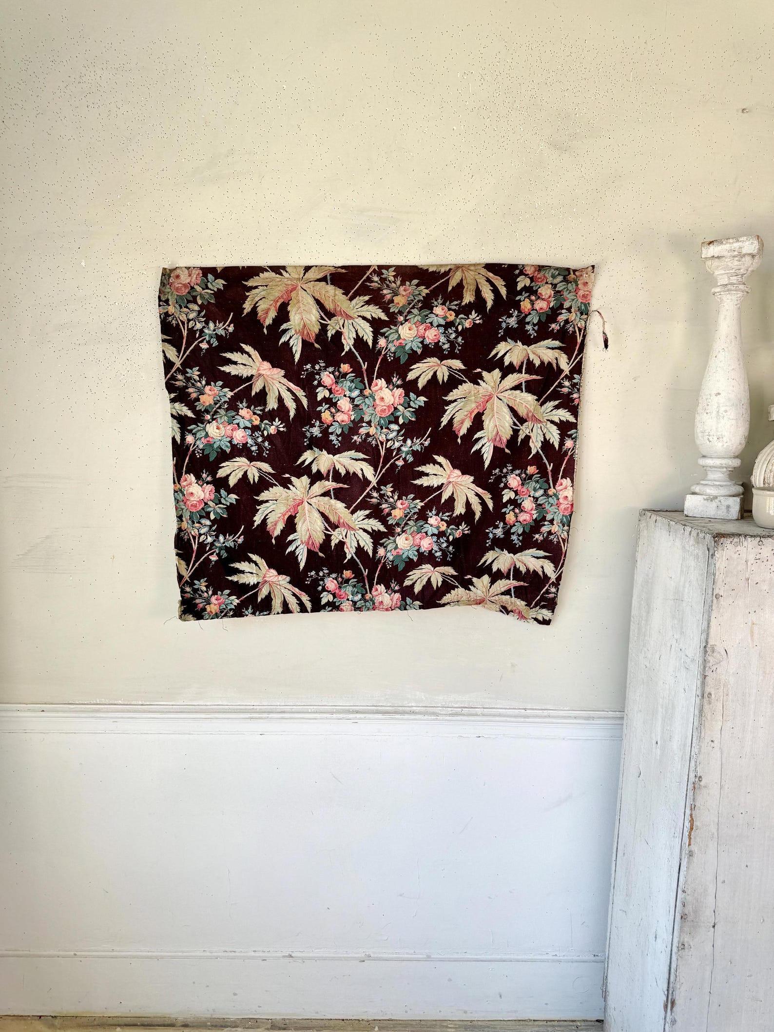 33x29 18th Century Floral Mulhouse Arborescent Design Pattern French ...
