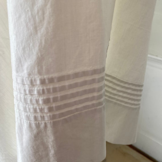 White Waist Apron French Cotton Kitchen Wear 1920s Skirt Apron Coastal home  eco-friendly View 6