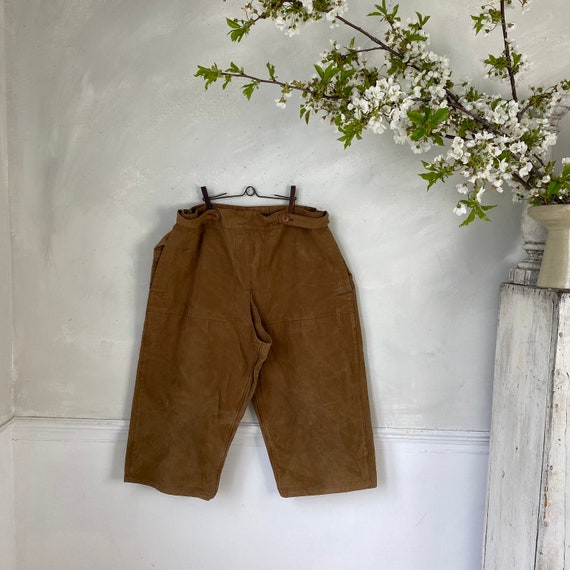 French Vintage Riding Chaps Jodhpurs 1950s Work W… - image 2