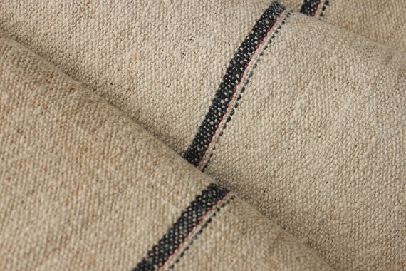 Sac tissu par l’yard noir Indigo Indigo noir Blue Red Stripe Antique Bure oreillers de projet chanvre lin d’ameublement table runner couture du grain c2b89a Sac tissu par l’yard noir Indigo Indigo noir Blue Red Stripe Antique Bure oreillers de projet chanvre lin d’ameublement table runner couture du grain c2b89a