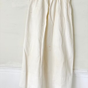 Vintage French Skirt Cream Beige Cotton Rayon 1930s-40s France The Textile Trunk image 7