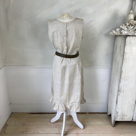 Striped Vintage Cotton Slip Dress French Workwear… - image 4