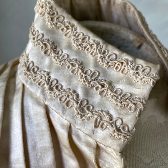 Wedding Dress Set Bodice and Skirt White Silk Wed… - image 10