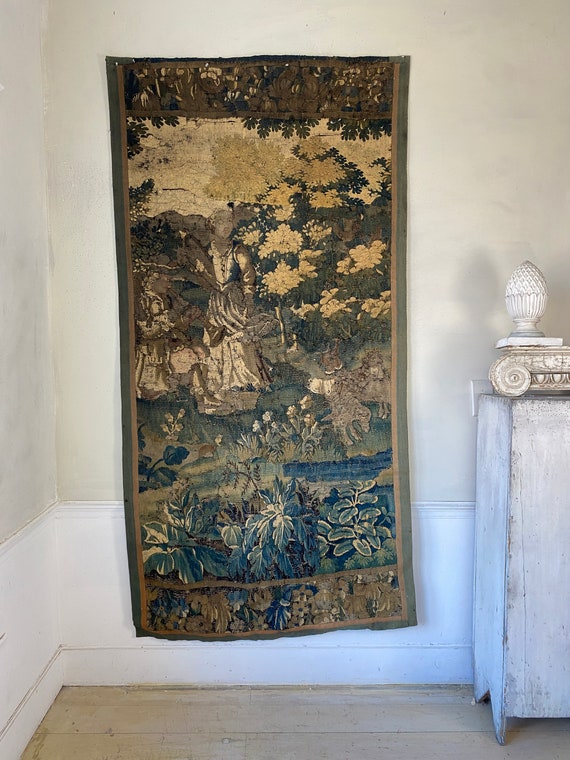 1600年代+1700年代18世紀のヴェルデュールアンティークオービュッソン