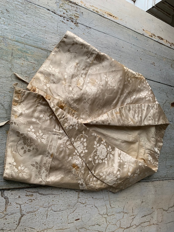 Antique Silk Vest Early Pale Cream Tone Wedding W… - image 4