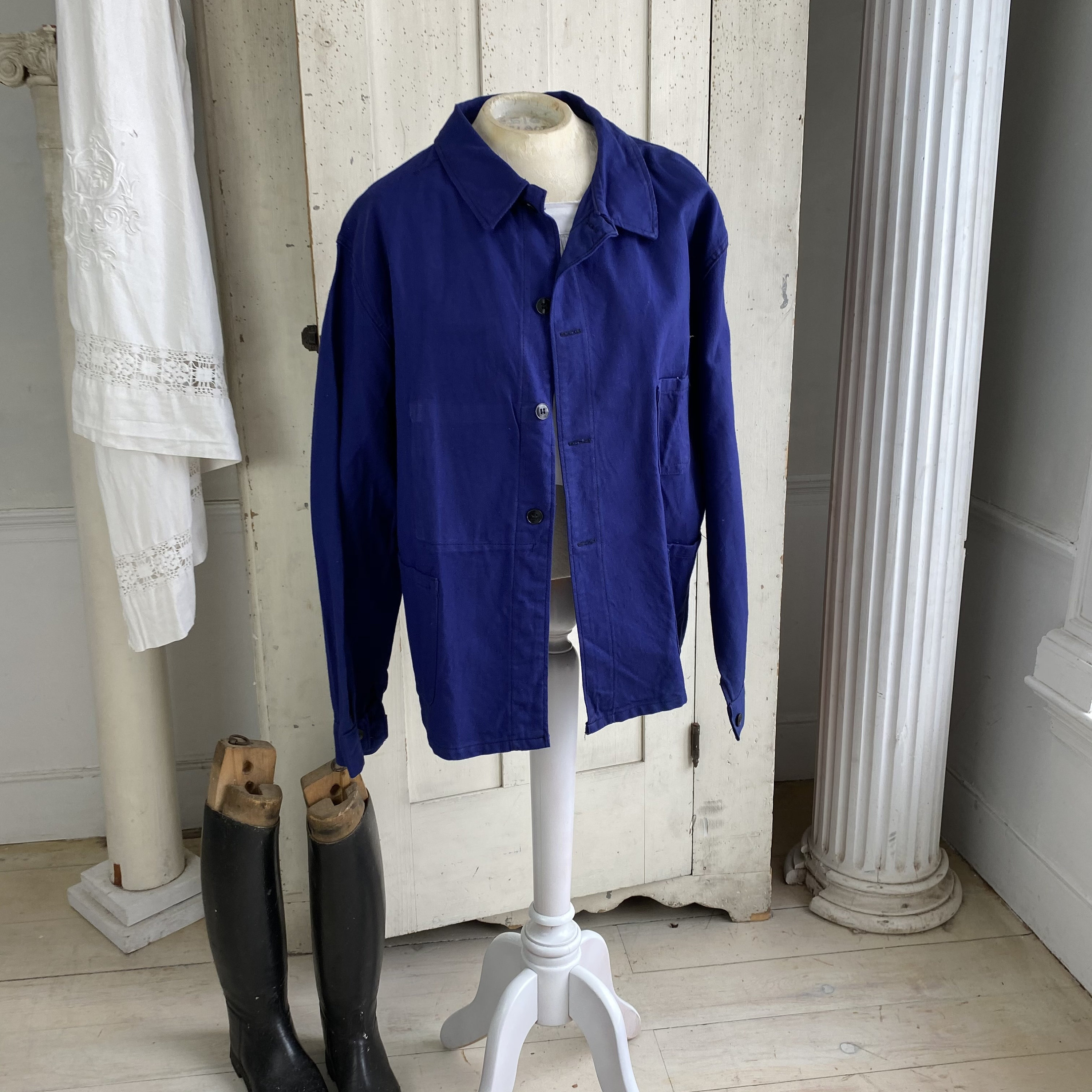 トップス 60s French Work Vintage Farmers Vest il_fullxfull.5361570902_f948.jpg