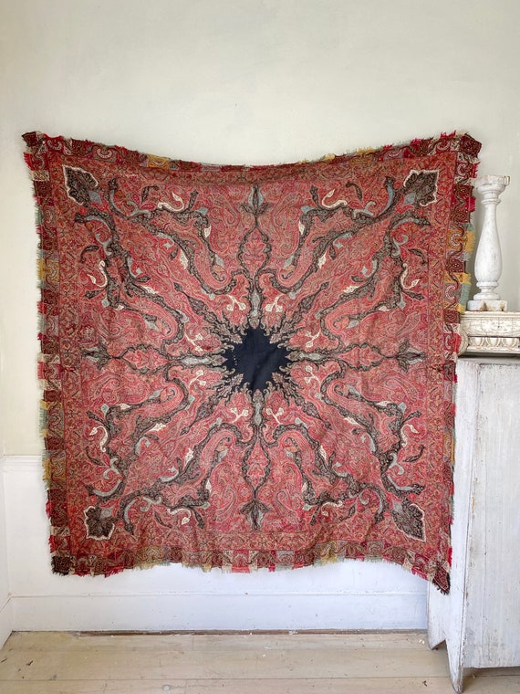 Early 19th century  Antique French paisley scarf … - image 2