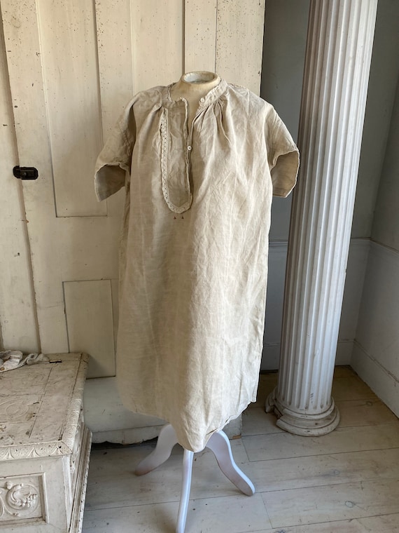 Washed Linen Tunic French Linen White Hemp and Co… - image 2