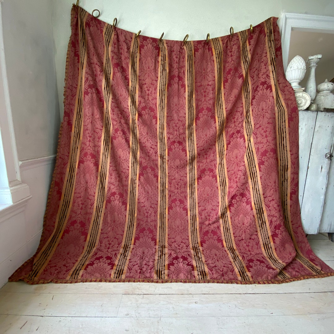Multiples Available Antique Damask Ticking Striped Stripe Etsy
