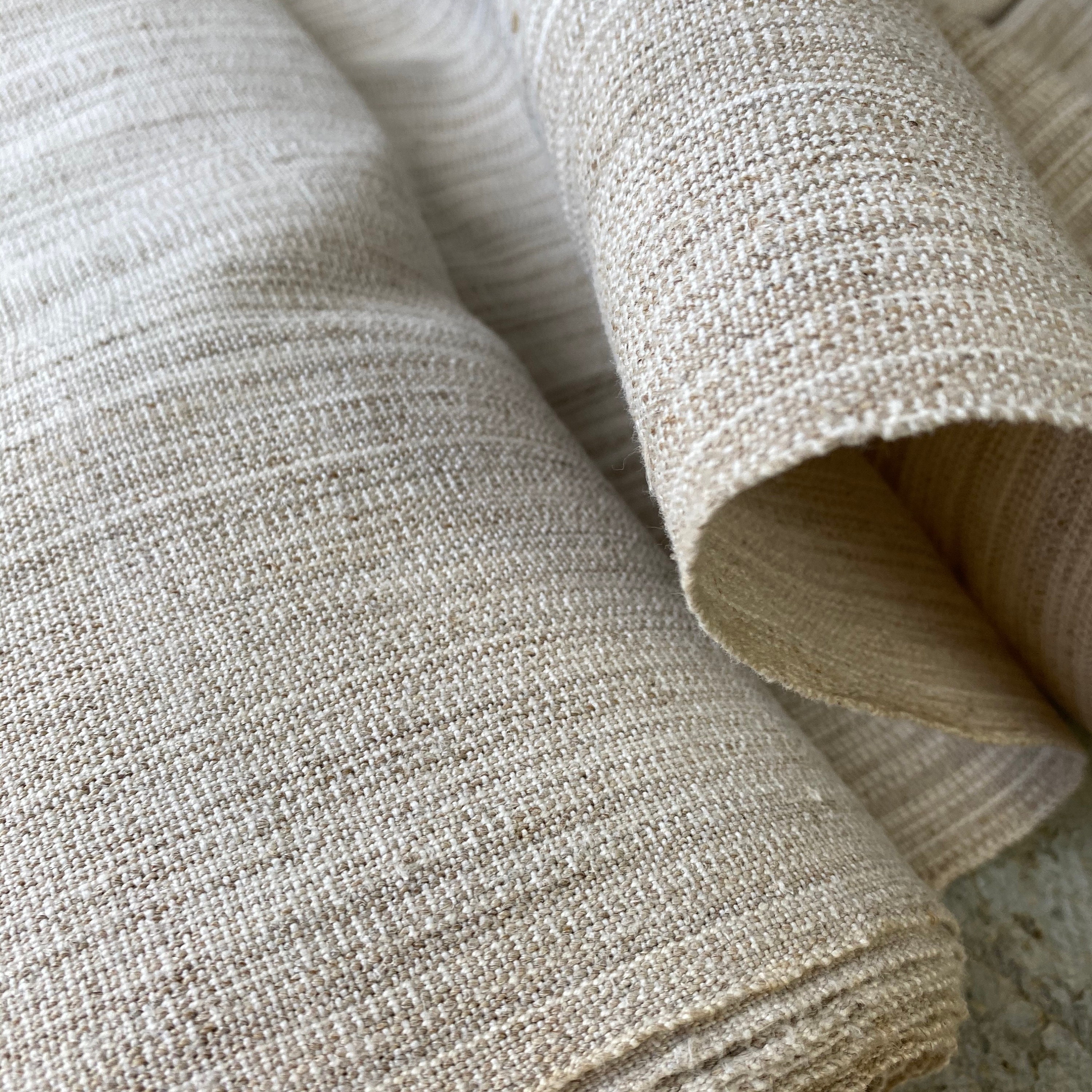 小物 NIMNIMDUAI THICK LINEN SOLID 9 KIM Heavy Linen Kimono Coat, Women Linen Duster Coat, Loose