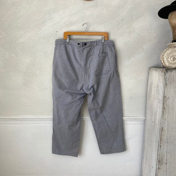 Chef pants vintage French men's workwear work wea… - image 9