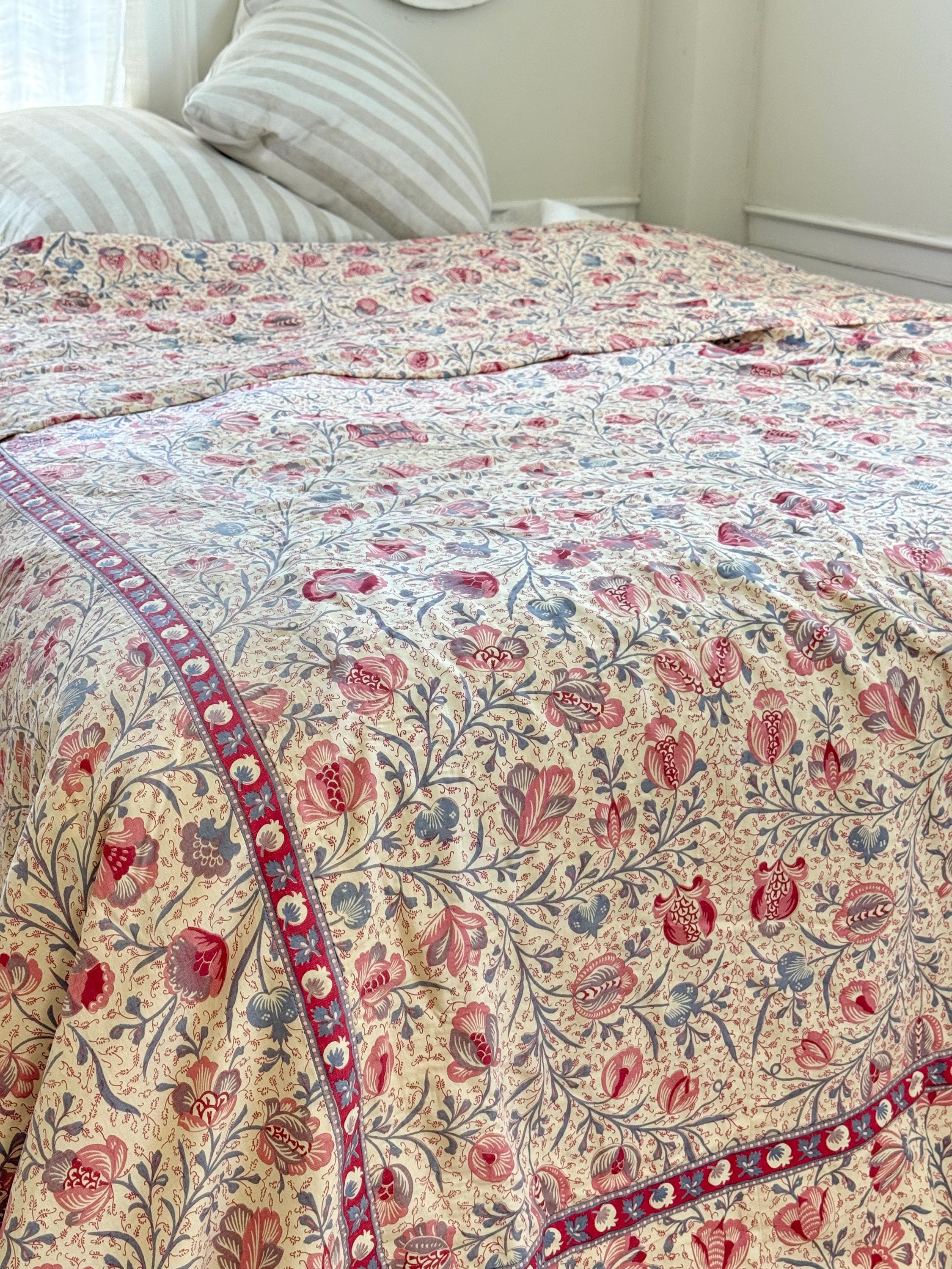 90x90 アンティーク フレンチインディエンヌ セット ブティ キルト