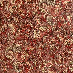 Antique French fabric 19th century jacquard weave heavyweight upholstery pillows pillow fabric The Textile TrunkUnique window treatment