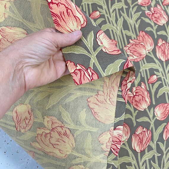 Art Deco Nouveau Antique Tulips Tulip Pattern Stylized 1890-1910