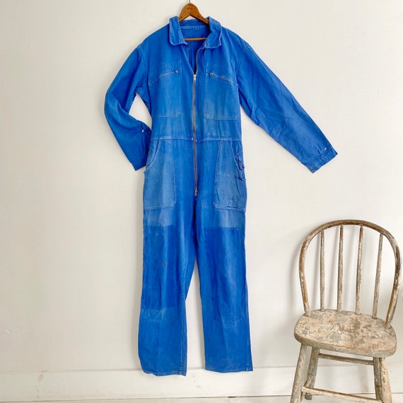 French JUMPSUIT  Workwear Vintage Coveralls Mecha… - image 2
