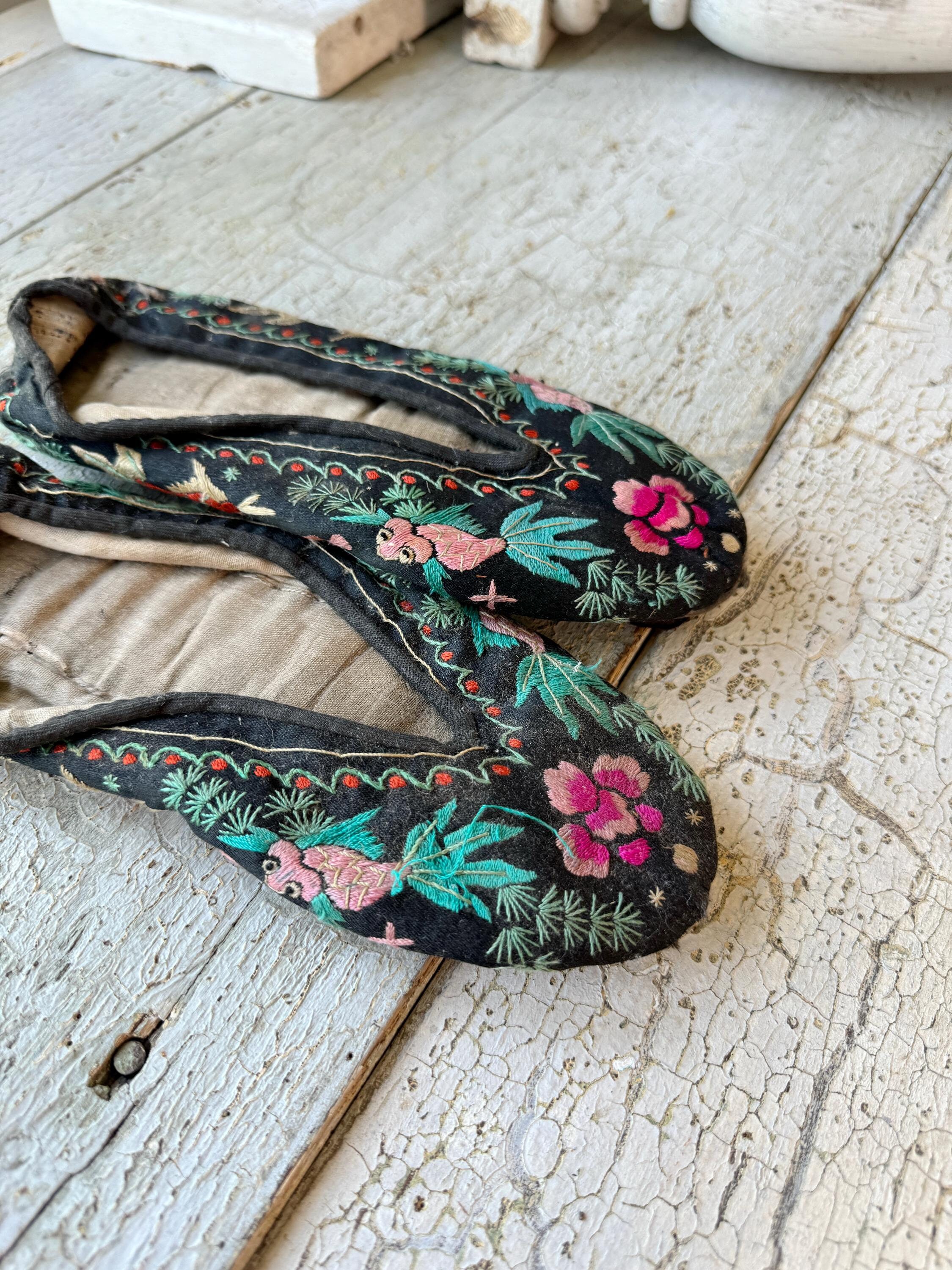 Veowalk Pantofola Ricamata In Stile Cinese Casual Fatta A