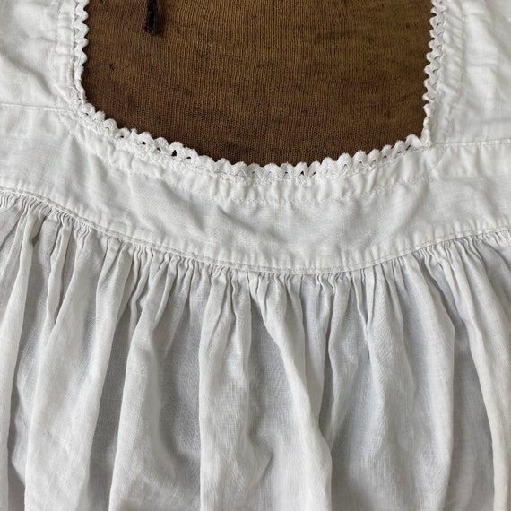 French CHOIR shirt Vintage White Blouse with lace… - image 6
