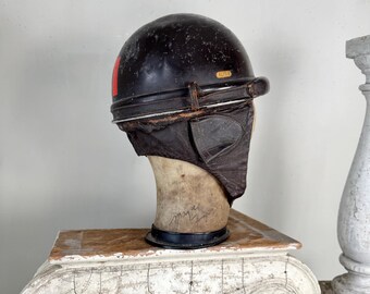 1930's French Vintage Motorcycle Helmet Leather Head Protector Metal Vintage Inspired Home Decor Wall Art Memorabilia Decorative Altus - Etsy 1930's French Vintage Motorcycle Helmet Leather Head Protector Metal Vintage Inspired Home Decor Wall Art Memorabilia Decorative Altus - Etsy