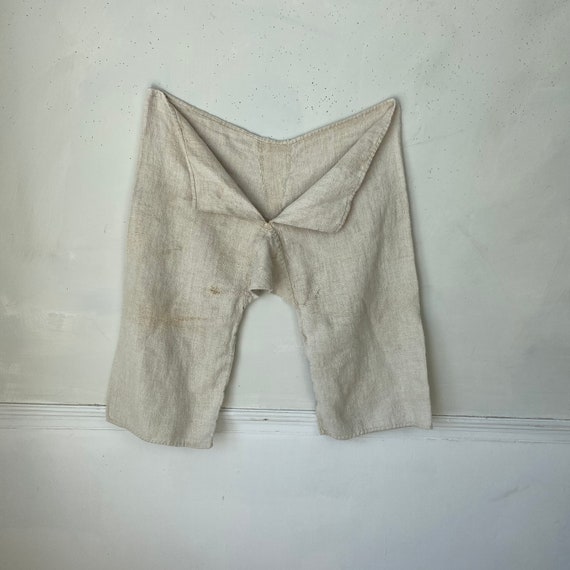 Antique organic HEMP homespun pants 18th or early