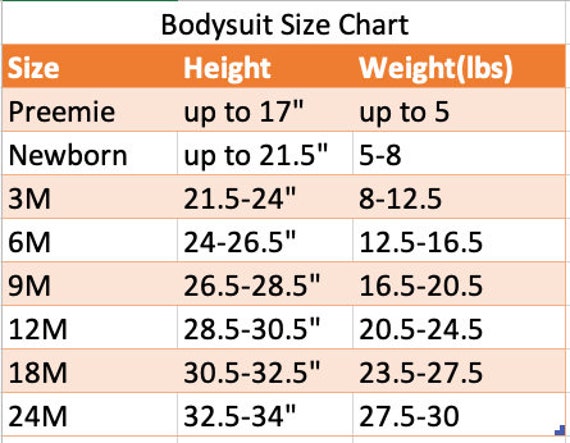 Dancer Height Weight Chart