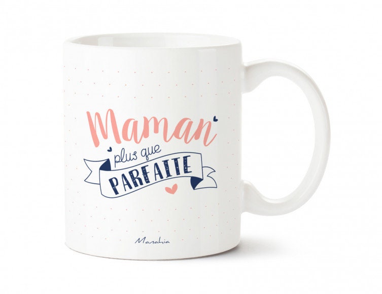 Mug Maman Plus Que Parfaite | Mug Meilleure Maman, Cadeau Fête Des Mères, Pour Maman