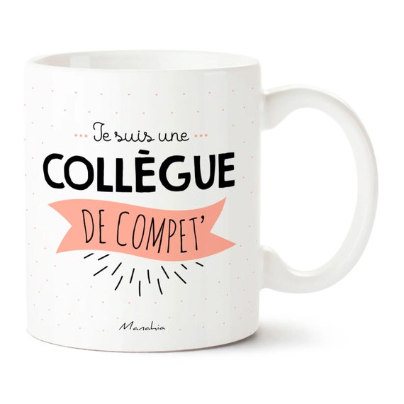 Mug céramique Licorne : je vis de licorne  Idées Cadeaux Licorne