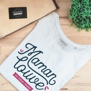 Tshirt femme Maman louve au cœur tendre image 6