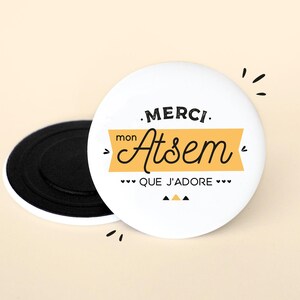 Magnet Merci mon Atsem que j&#39;adore