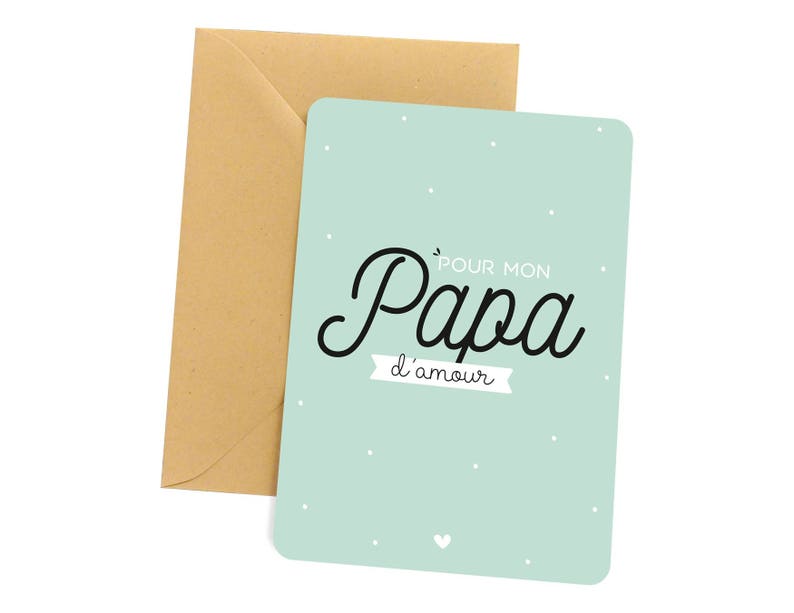 Carte Papa D Amour Pour Mon Papa D Amour Carte Etsy
