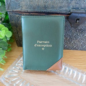 Porte monnaie - Parrain d'exception - porte carte pour parrain, meilleur parrain, demande parrain, cadeau personnalisé pour parrain