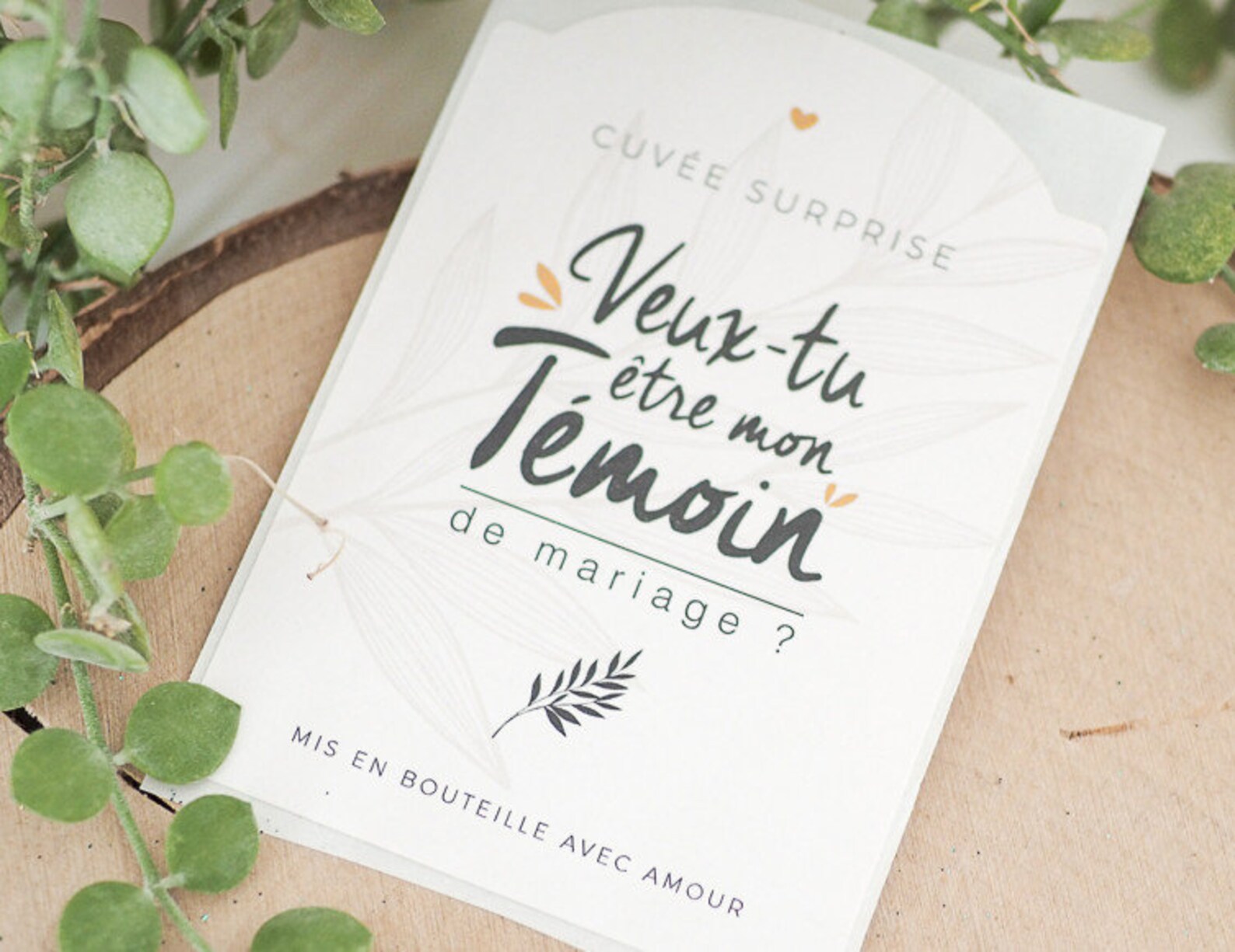 Etiquette bouteille mon témoin Veux-tu être mon témoin | Etsy