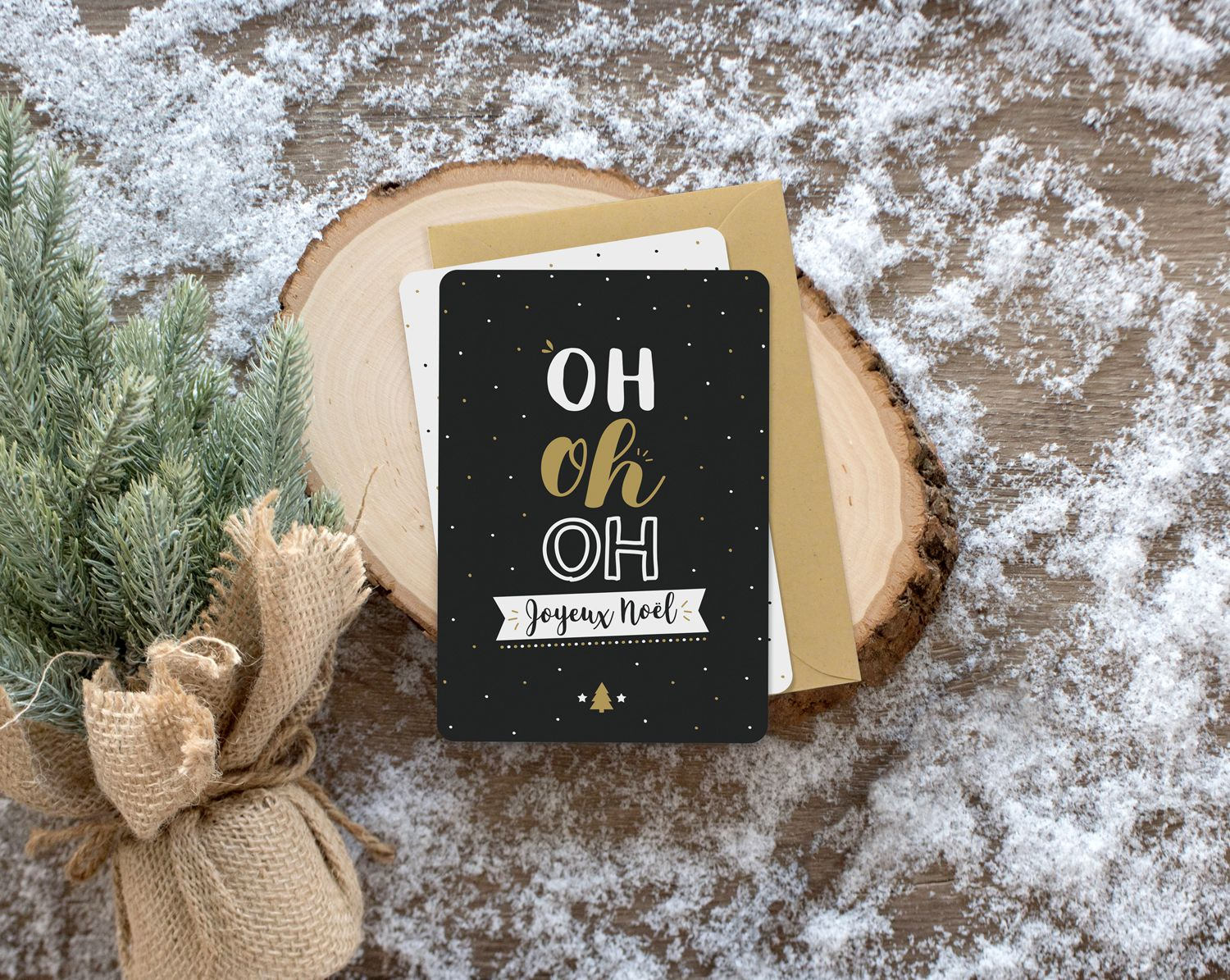 Carte Oh Oh Oh Joyeux Noel Joyeux Noel Carte De Noel Carte Etsy