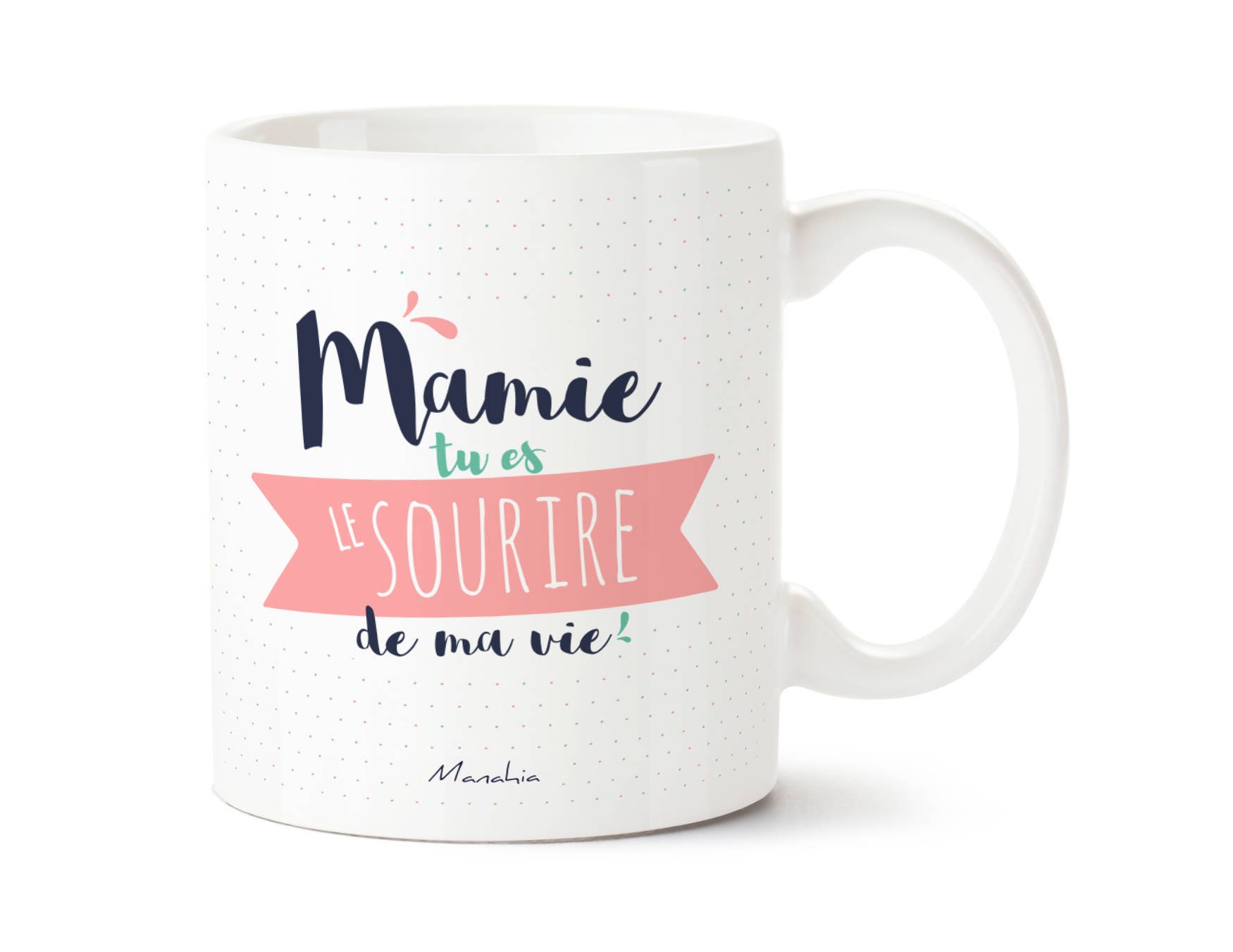 Mug Mamie Tu Es Le Sourire de Ma Vie | Mug Mamie, Cadeau Fête Des Grands-Mères, Grand-Mère, Pour Mam