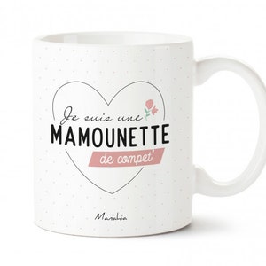 Mug maman Mug Mamounette de compet' Imprimé en France Manahia Cadeau maman, tasse maman, fête des mères, cadeau noël maman image 1