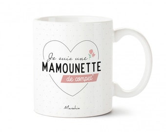 Mug maman - Mug Mamounette de compet' - Imprimé en France - Manahia - Cadeau maman, tasse maman, fête des mères, cadeau noël maman