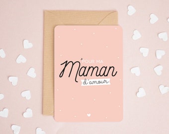 Carte Pour ma maman d'amour