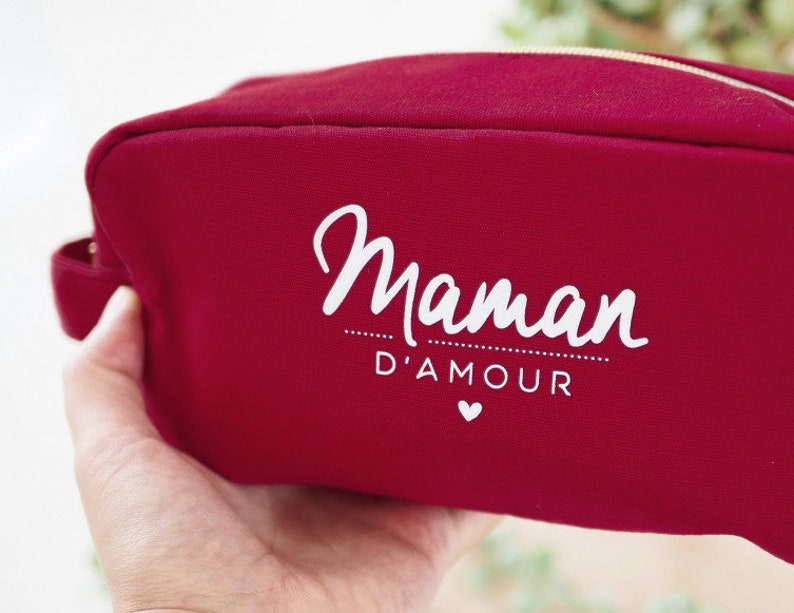 Trousse de toilette Maman d'amour - Créateurs ETSY : Manahia