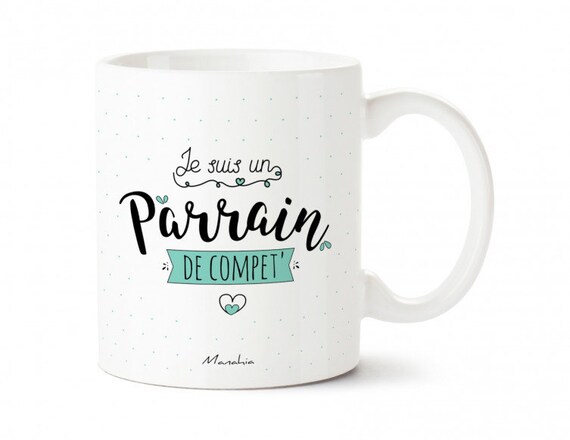 Mug parrain  Je suis un parrain de compet' mug parrain - Etsy France